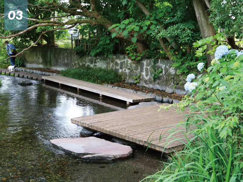 Sit with the sound of crystal-clear springs to clear your mind